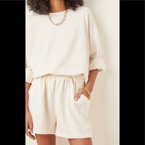 NWT The Frankie Shop Jaimie Sweatshort Set